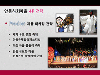 [마케팅 원론] 안동 하회마을 마케팅 믹스 전략-11