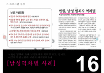 [미디어 영상] 남성 역차별을 주제로 한 프로그램 기획안-16