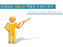 [신문방송학] 공영방송 KBS의 역할과 수용자 복지-문제점과 공영방송 역할 강화 방안-1