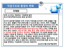 직업진로설계-직업세계 변화에 적응하기-8