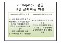 [소비자행동론] Shaping을 이용한 마케팅 전략 수립-13