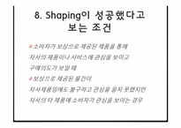 [소비자행동론] Shaping을 이용한 마케팅 전략 수립-14