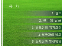 [여가산업론] 한국 골프장 문제점과 해결방안-2
