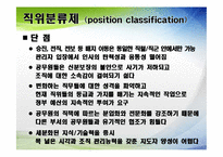 [인사행정론] 공직분류제도-9