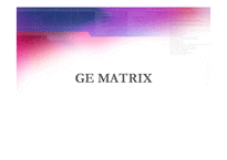 [마케팅 관리론] BCG & GE MATRIX-10