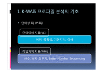 [심리학] 심리검사 적용과 실제-웩슬러 지능검사(K-WAIS 프로파일 분석)-14