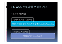 [심리학] 심리검사 적용과 실제-웩슬러 지능검사(K-WAIS 프로파일 분석)-15