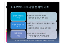 [심리학] 심리검사 적용과 실제-웩슬러 지능검사(K-WAIS 프로파일 분석)-17