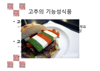 [식품재료학] 고추의 재료학적 가치와 기능성 식품 개발-16
