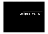 [디자인의 이해] 휴대폰 광고 비교-Lollipop vs W-1