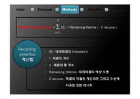 [재료공학] 논문요약-건축 재료의 선택이 건물의 총 에너지와 Recycling potential에 미치는 영향-11