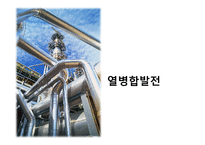 [공학] 에너지 이용 측면에서의 열병합 발전의 가치와 필요성-1
