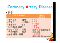 [건강과 간호] 관질환(Coronary Artery Disease) PBL-3