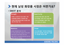 아모레 퍼시픽 20대 초반 남성 마케팅 전략-15
