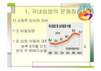 입양가족의 정의와 특성, 배경과 현황, 문제점, 사례-12