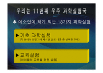 한국 최초 우주인의 의의 PPT-4