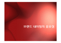 [광고와 언어] 브랜드와 네이밍-8