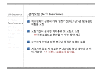 [경영학] 보험과 리스크관리-과거와 현재 생명보험 상품-6