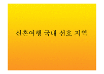 [여행사경영론] 허니문 관광의 여행 선호 지역 및 여행자 성향 국내 국외-9
