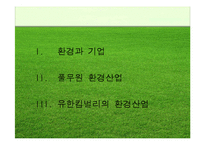 [환경과 경제] 환경산업 사례분석-18