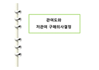 [소비자행동론] 관여도와 저관여 구매의사결정-1