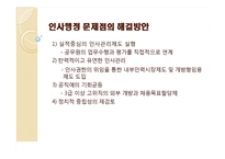 [행정학개론] 한국 행정의 문제점-조직, 인사, 재무행정의 문제점과 해결방안-8