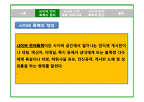 [사회문제론] 사이버 언어폭력의 사회문제 및 대안-6