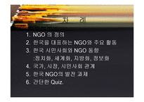 한국의 대표 NGO와 주요활동, 발전과제-4