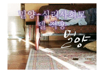 [사회복지학] 영화`밀양`심리사회모델 분석-1
