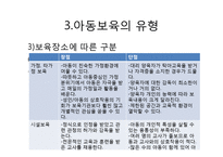 [아동복지] 보육서비스 정책-7