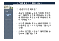 [가족복지론] 빈곤가족을 위한 가족복지 서비스-12