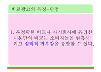 [현대사회와 광고] 비교광고특징과 경쟁기업 사례-13