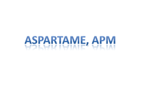 [식품영양] 인공감미료 `aspartame`아스파탐 안전성 분석-2