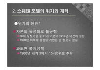 [국제 정치 경제학] 스웨덴 모델의 실제와 적용-스웨덴 모델로 본 효율성과 형평성의 공존-12