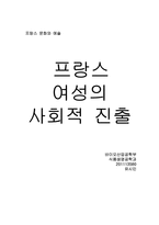 프랑스 여성의 사회적 진출-1