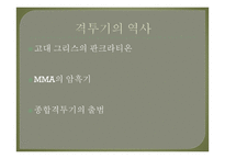 이종격투기(MMA) 역사와 소개-5