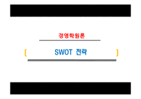 [경영학원론] SWOT-2