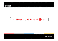 [경영학원론] SWOT-4