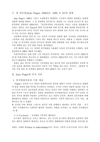 [인간행동과사회환경] 삐아제 `장 피아제`(Jean Piaget)의 인지이론-2