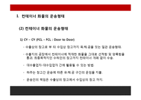 FCL, LCL컨테이너화물의 선적과정과 유통과정-6