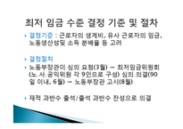 [노사관계] 최저임금제의 이해-7
