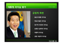 [지도자론] 노무현 대통령 리더십의 유형과 평가-7