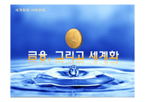 [세계화와 사회변화] 금융, 그리고 세계화-1