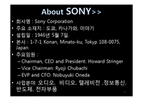 소니(Sony)의 경영 전략-4