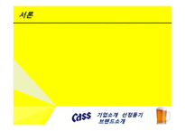 카스맥주, Cass 맥주 마케팅전략-3