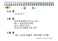 [인터넷마케팅] 이베이 eBay, 한국 진출을 위한 마케팅 전략-2