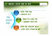 매트릭스 조직의 이해와 적용사례에 대한 연구-4