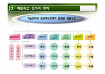 매트릭스 조직의 이해와 적용사례에 대한 연구-5