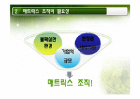 매트릭스 조직의 이해와 적용사례에 대한 연구-7