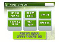 매트릭스 조직의 이해와 적용사례에 대한 연구-8